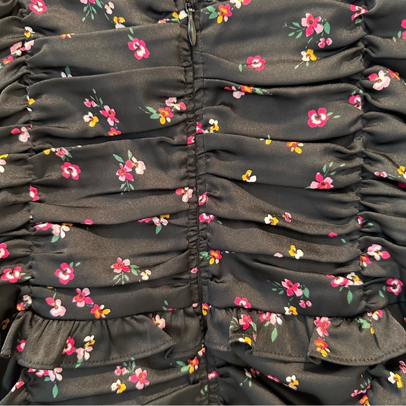 FOR LOVE & LEMONS Pansy Floral Mini Dress Size M - Picture 10 of 14